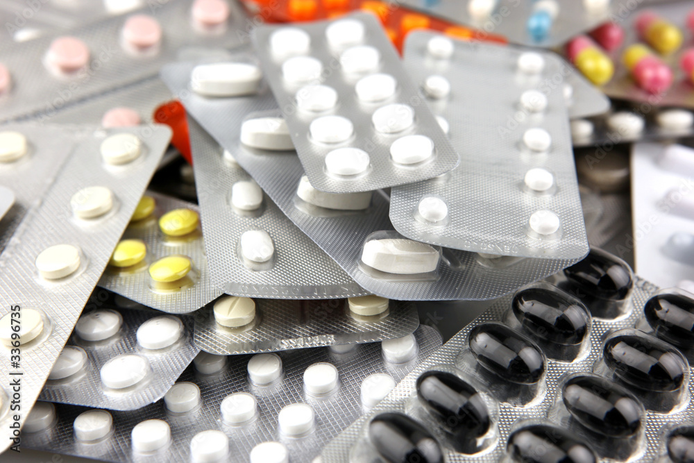 Packs of pills Packs of pills