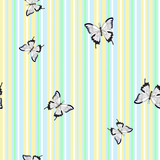 Butterflies seamless design.