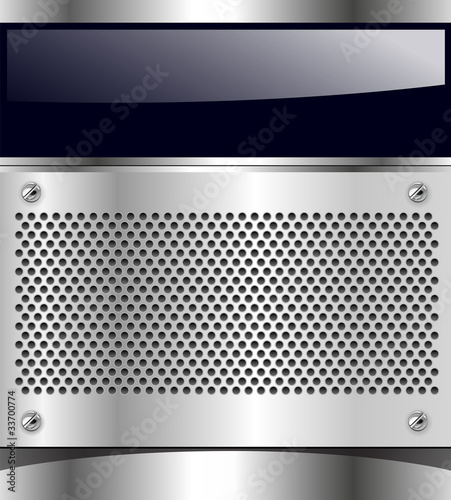 Abstract background silver metallic.