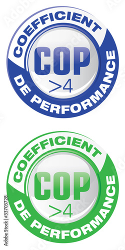 COP - coéfficient de performance énergétique supérieur à 4
