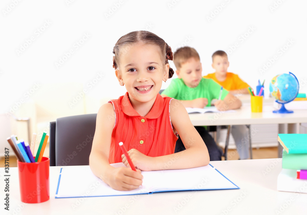 Portrait of a young girl