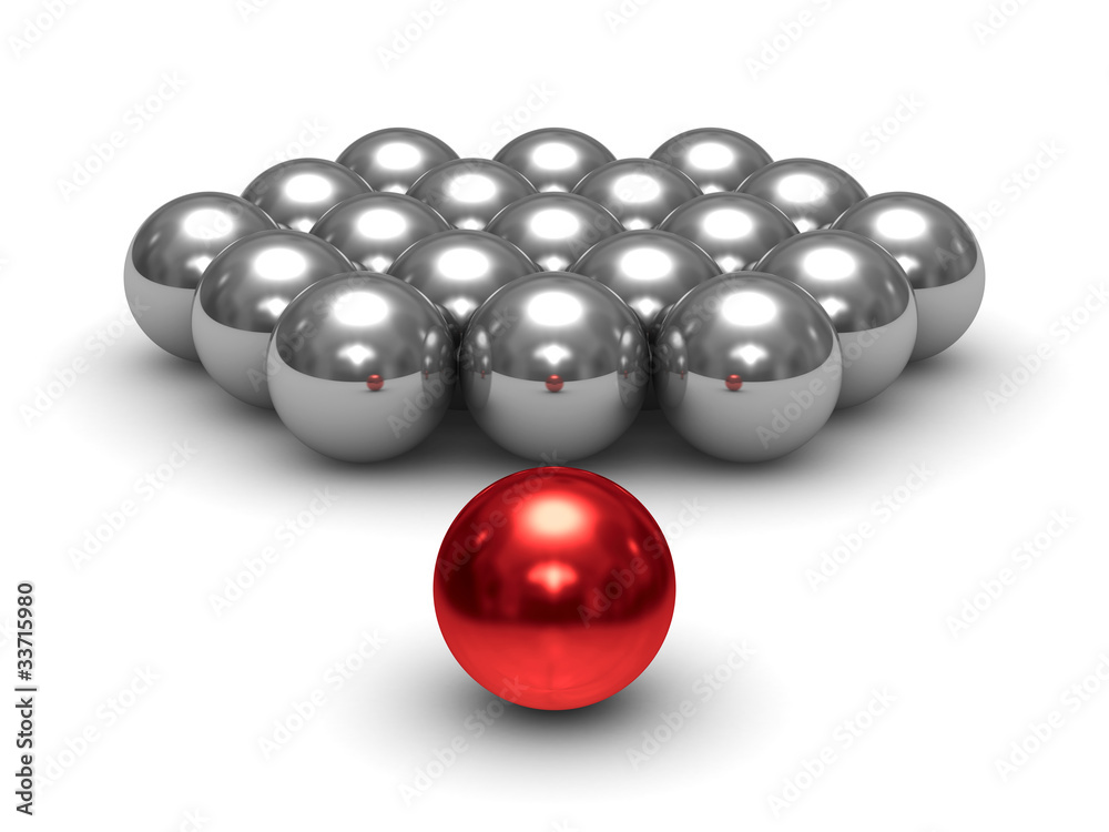 leadership concept on white background. Isolated 3D image leadership concept on white background. Isolated 3D image