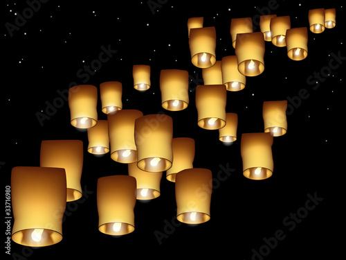 Sky lanterns
