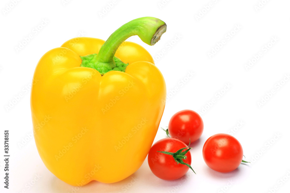 paprika and mini-tomato