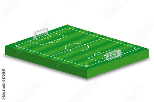 3d Icon Fusballfeld