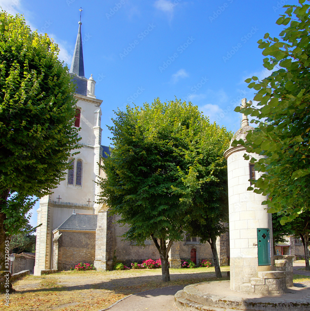 Obraz premium place des moutiers en retz