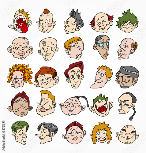 cute cartoon face.