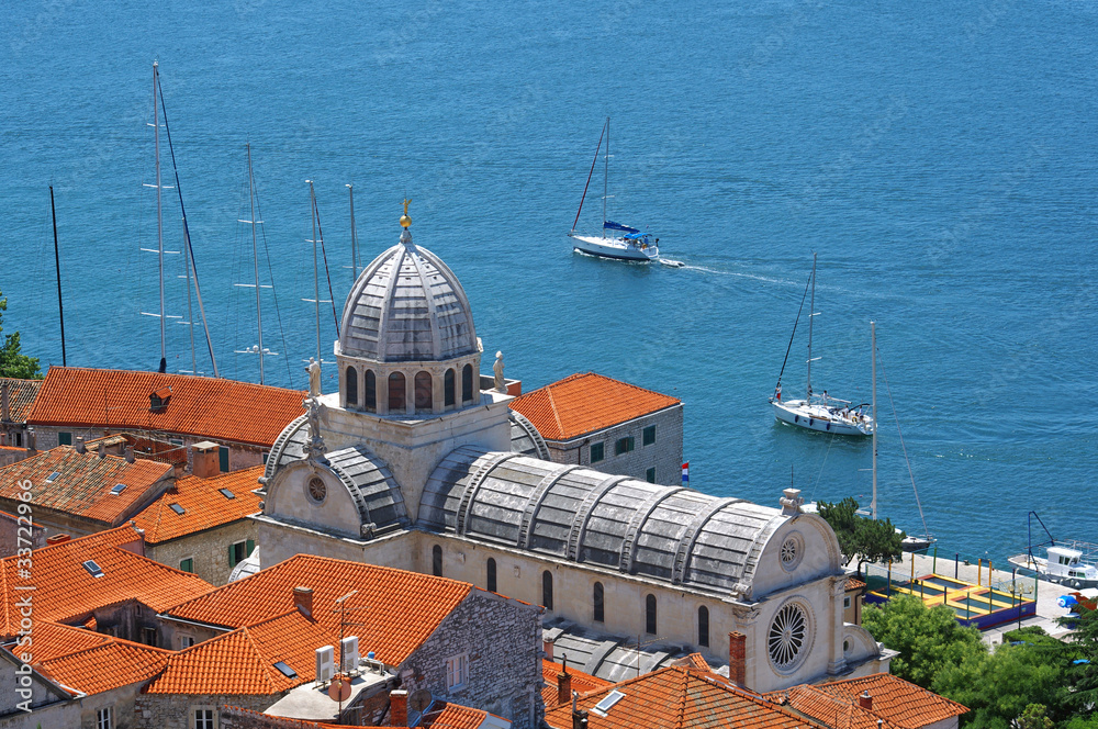 Fototapeta premium Cathedral of St. James in Sibenik, Croatia
