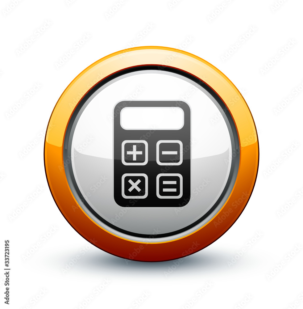 icône calculatrice finance