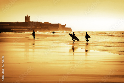 Photography Surfers silhouettes