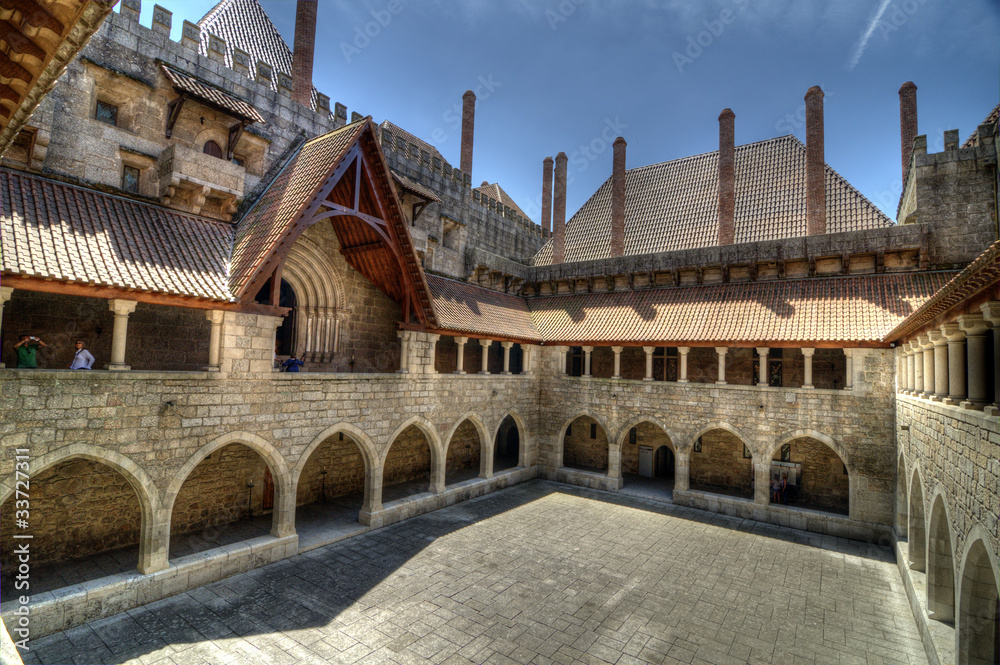 Obraz premium Within The Palace of the Dukes of Bragança, Guimarães.