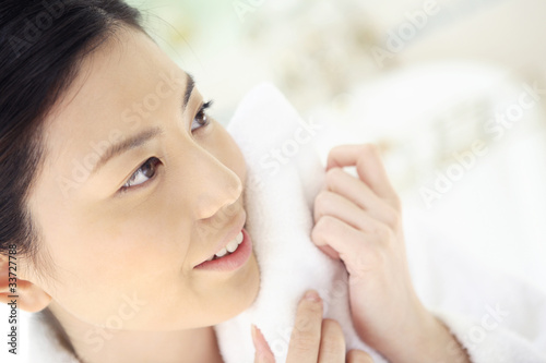 Tableau sur toile お風呂後の女性