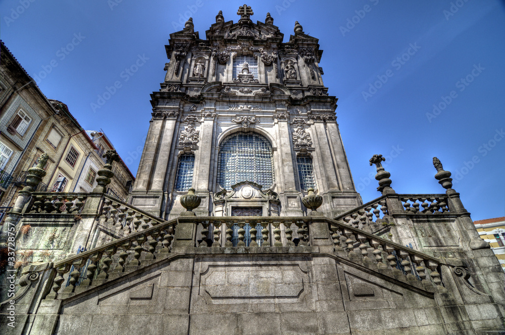 Clérigos Church, Porto, Portugal.