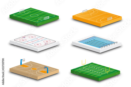 3d Iconset Spielfelder