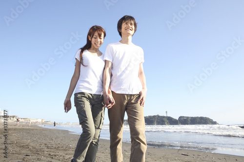 江ノ島のカップル