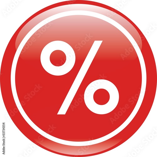 bouton pourcentage