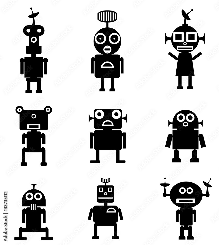 Robots set Robots set