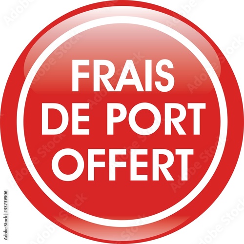 bouton  frais de port offert