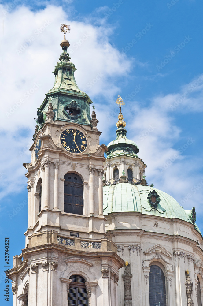 Saint Nicholas church at Prague