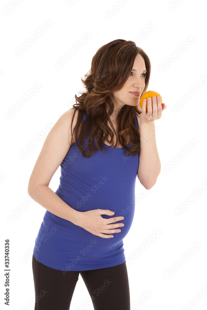smelling orange smelling orange