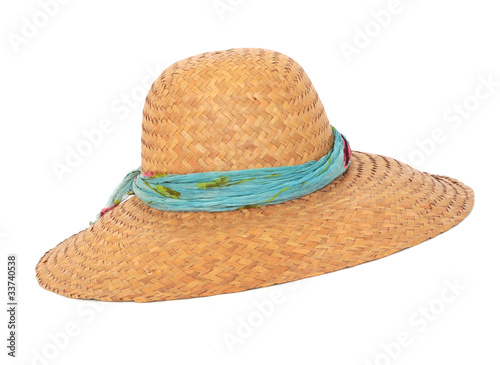 Wicker summer hat
