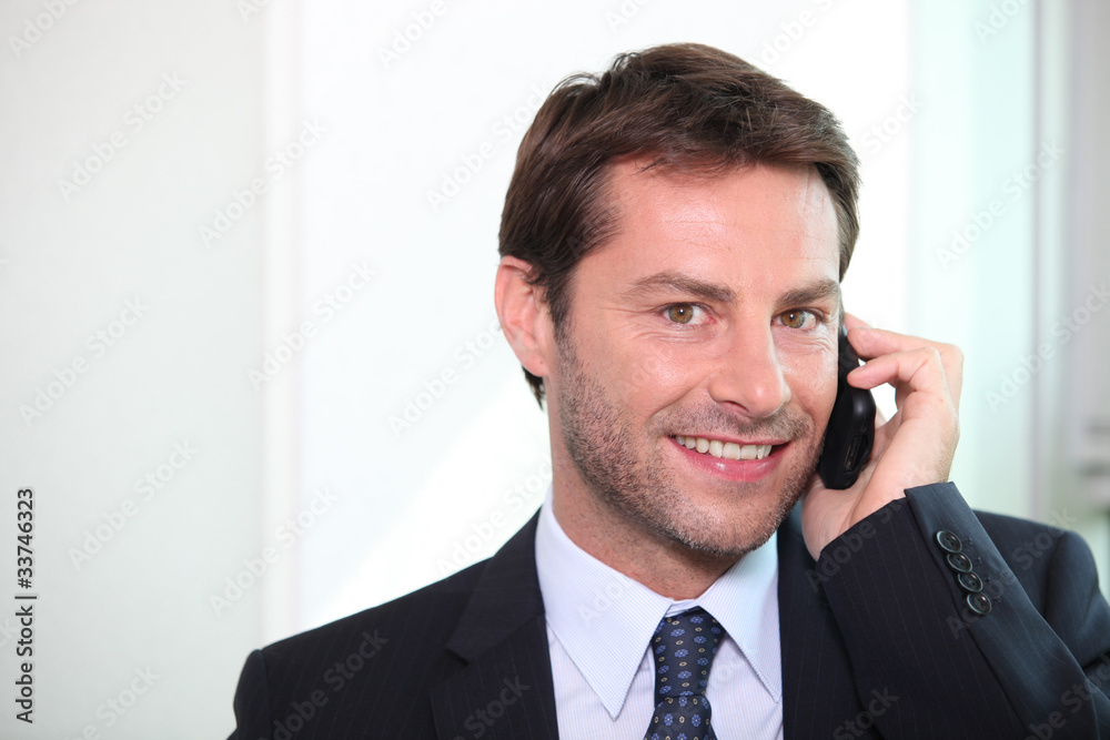 Businessman on the phone Businessman on the phone
