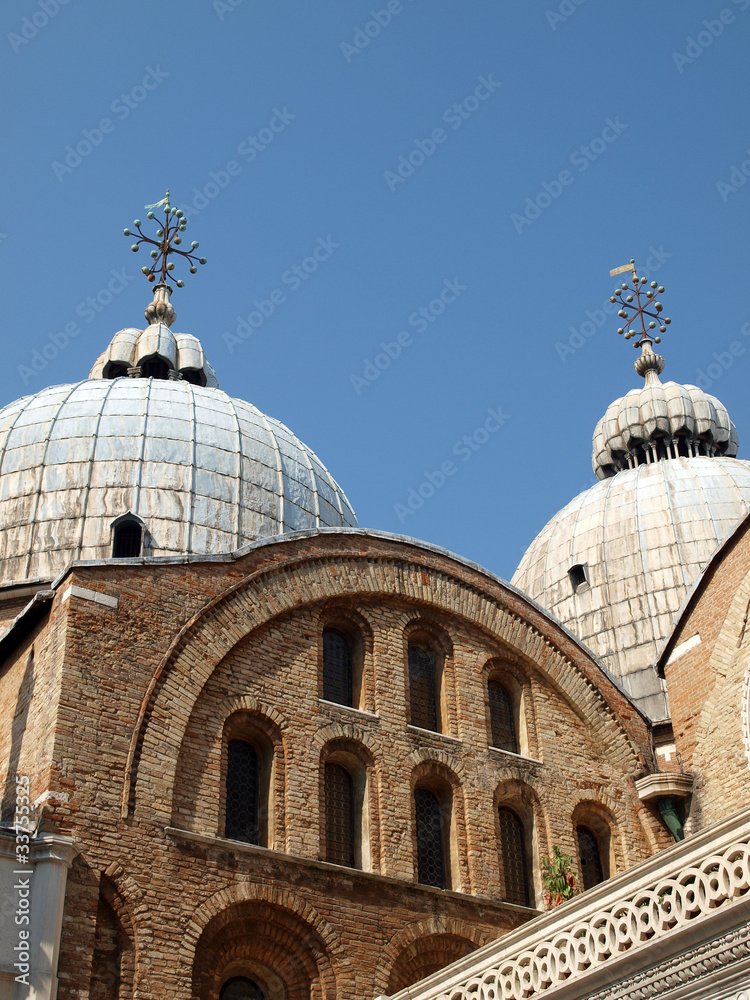 The dome of the Basilica San Marco in Venice The dome of the Basilica San Marco in Venice