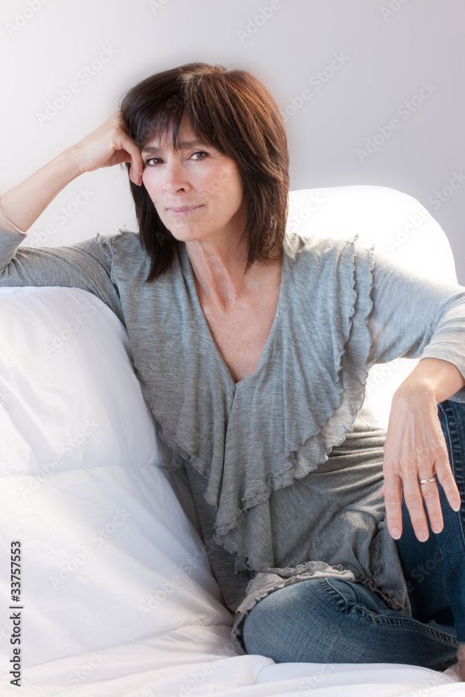Fototapeta premium Woman in her early fifties
