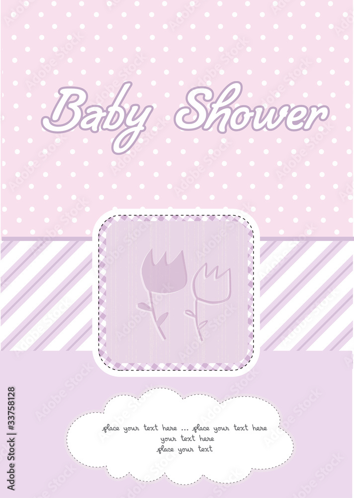 baby girl shower card baby girl shower card