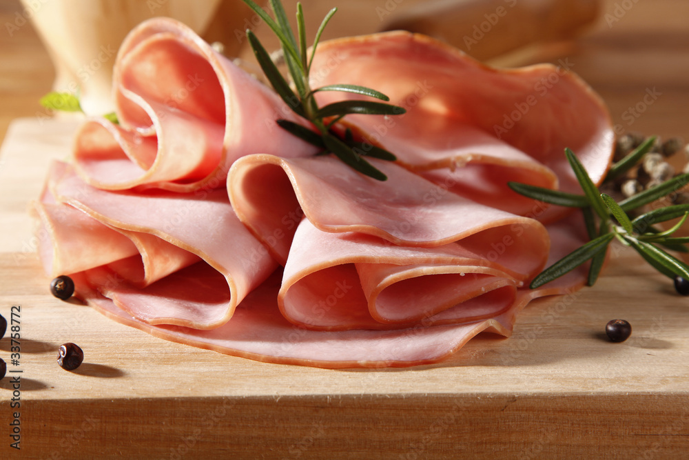 Sliced ham Sliced ham