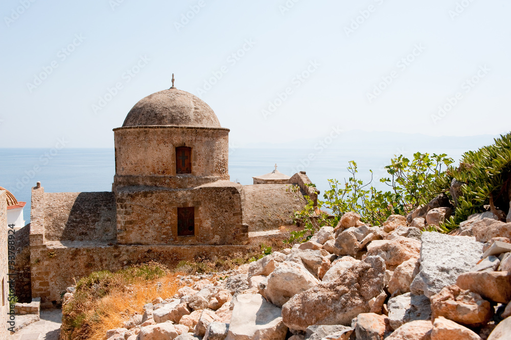Monemvasia at the Greek Peloponnese