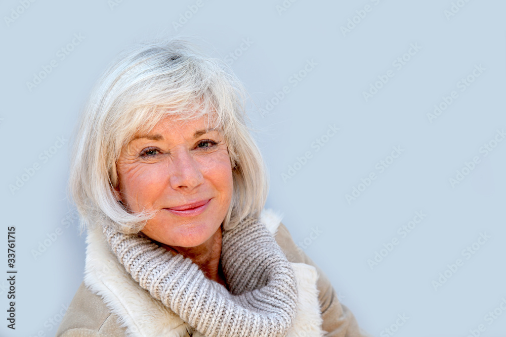 Portrait of smiling senior woman