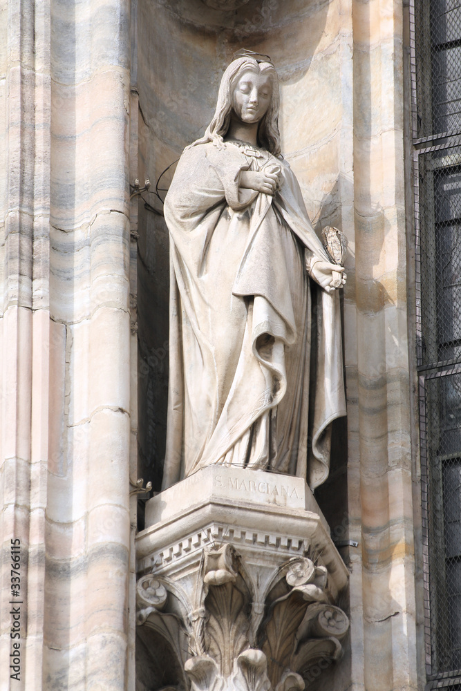 Obraz premium Milan cathedral sculpture - Saint Marciana