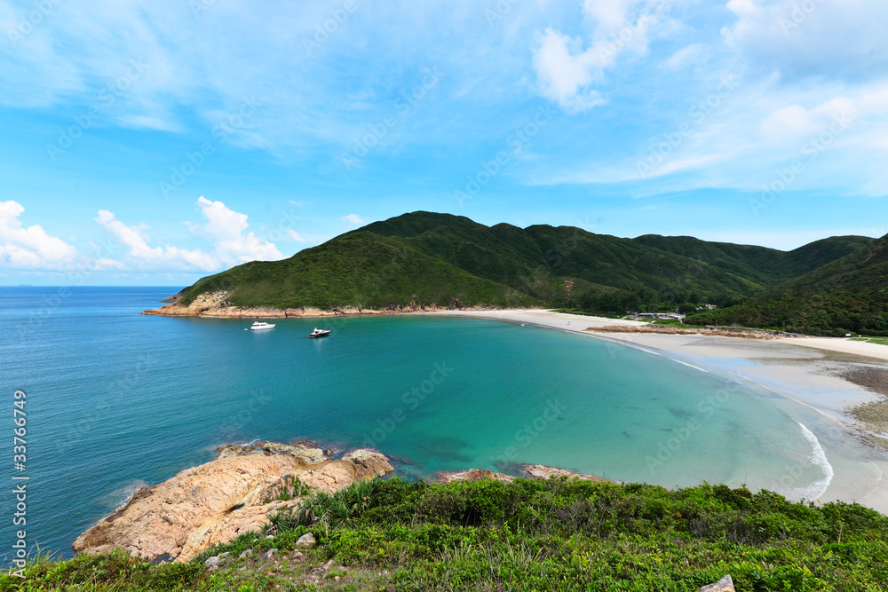 Sai Wan bay in Hong Kong