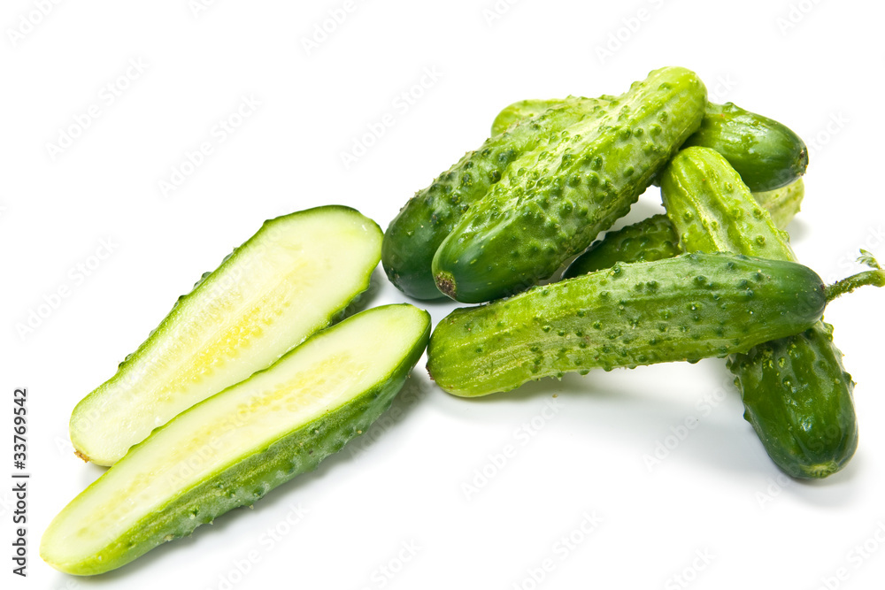 cucumber cut along
