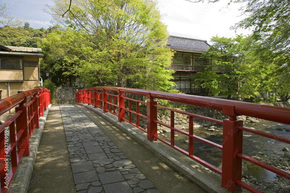 新緑の修善寺温泉