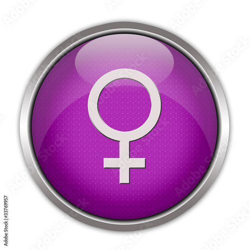 Butten Symbol weiblich lila
