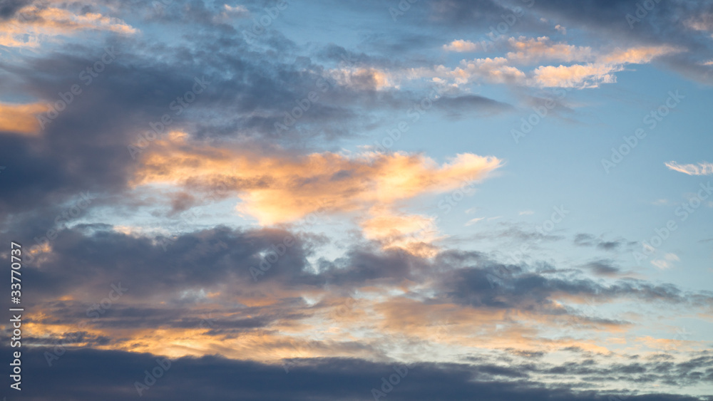 Sunset clouds Sunset clouds