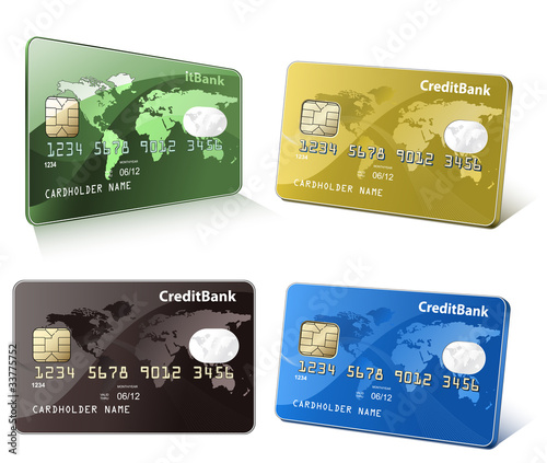 Collection of credit cards