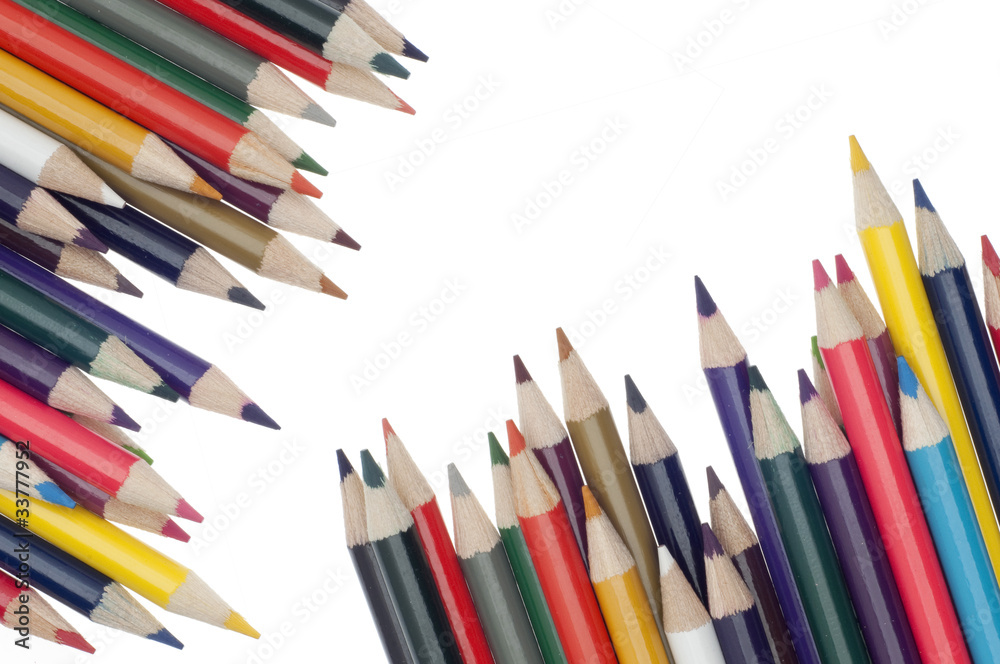 Colorful Pencil Art Creativity Background