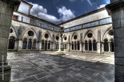 Porto Cathedral Cloisters, Portugal.
