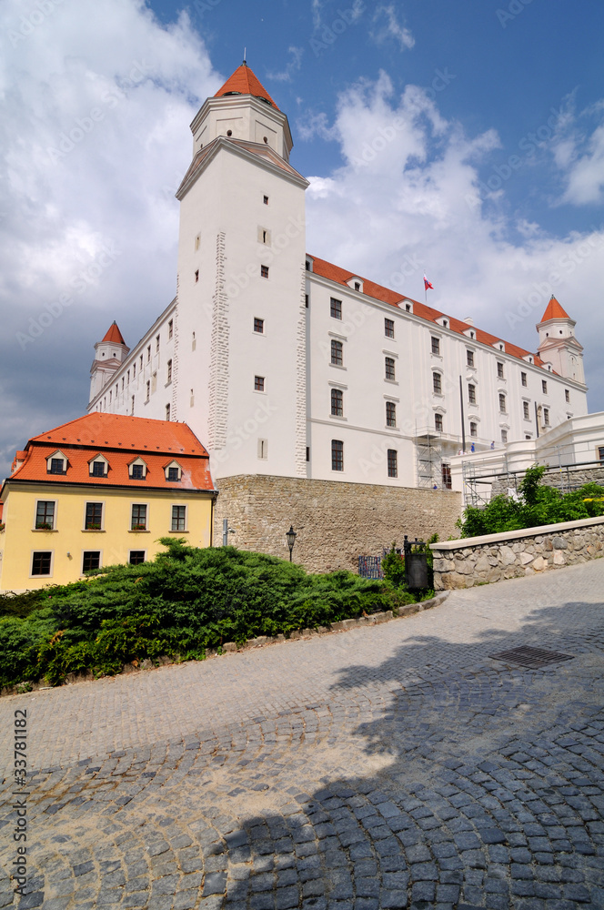 Renewed Bratislava castle, Slovakia
