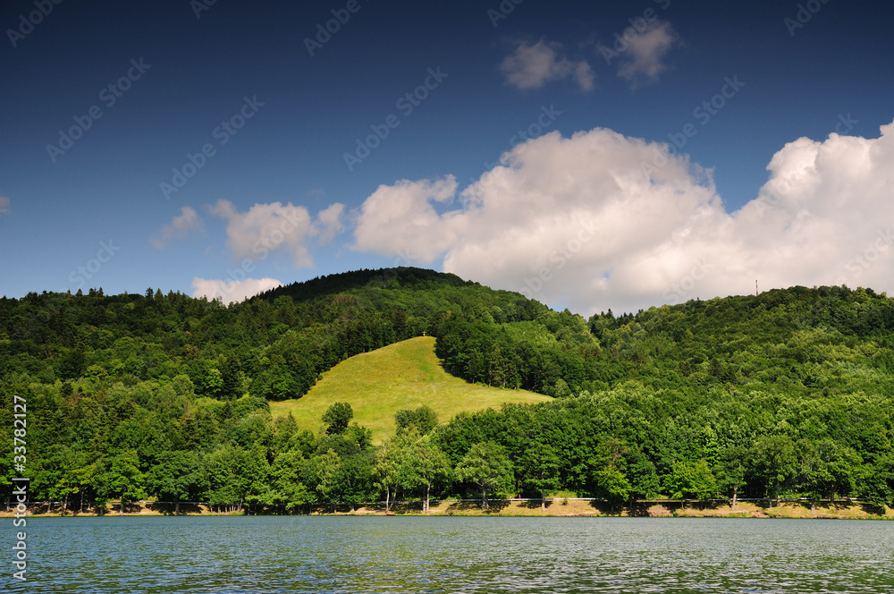 Obraz premium lake Pocuvadlo in summer, Slovakia