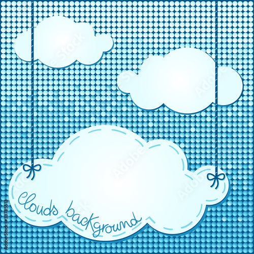 Clouds background photo