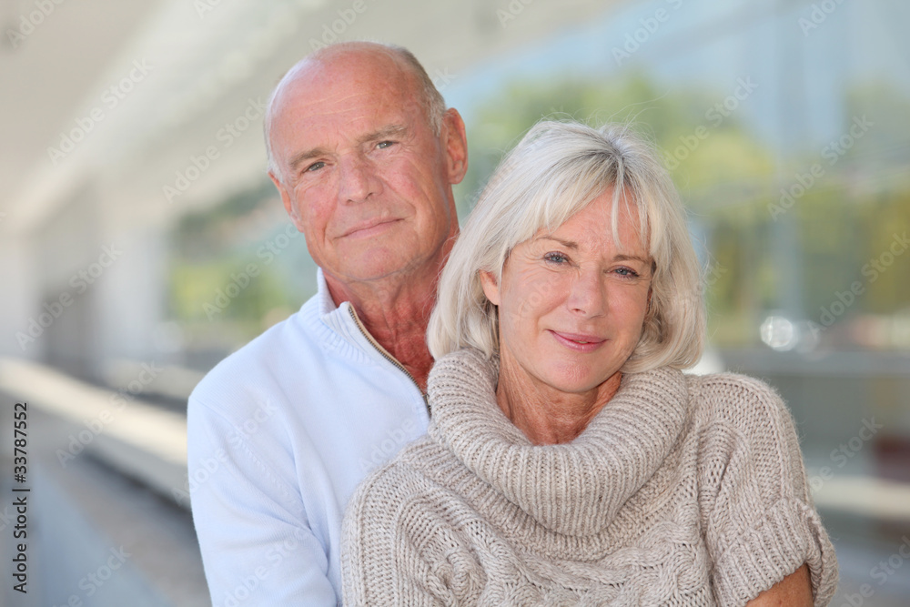 Portrait of smiling senior couple Portrait of smiling senior couple