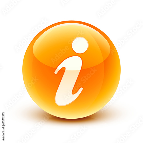 Obraz na płótnie icône information / information icon w salonie