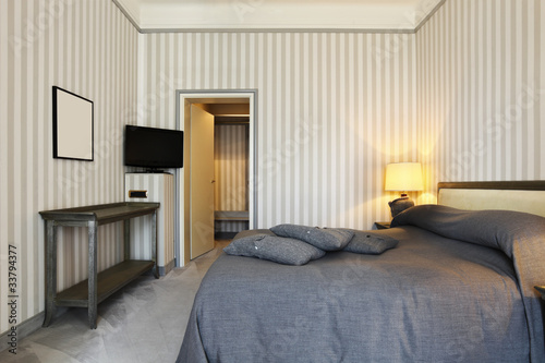 interior bedroom in beauty hotel