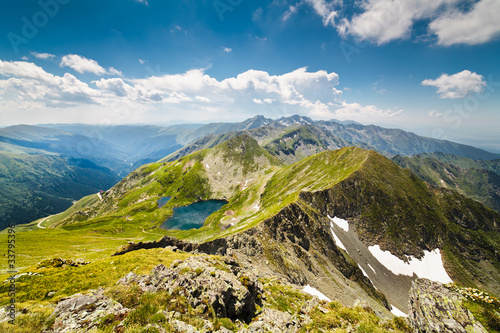 Photography Landscape with Fagaras mountains in Romania