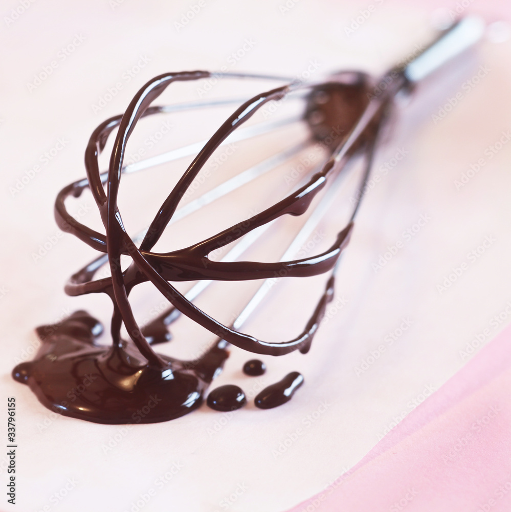Whisk Covered in Chocolate Whisk Covered in Chocolate