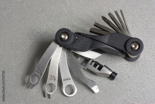 Multifunctional bike tool photo